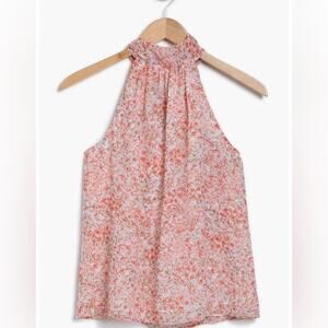 1.State Floral Mock Neck Top Size XS